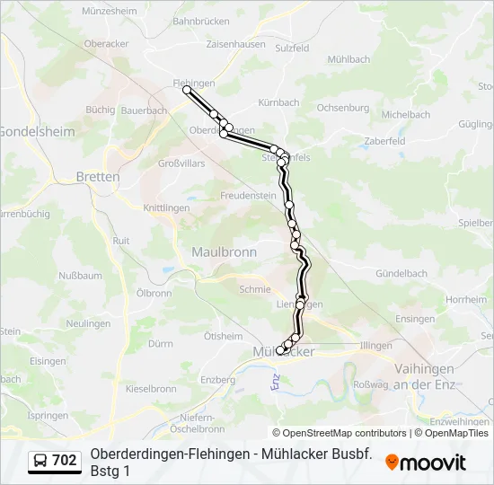 702  Line Map