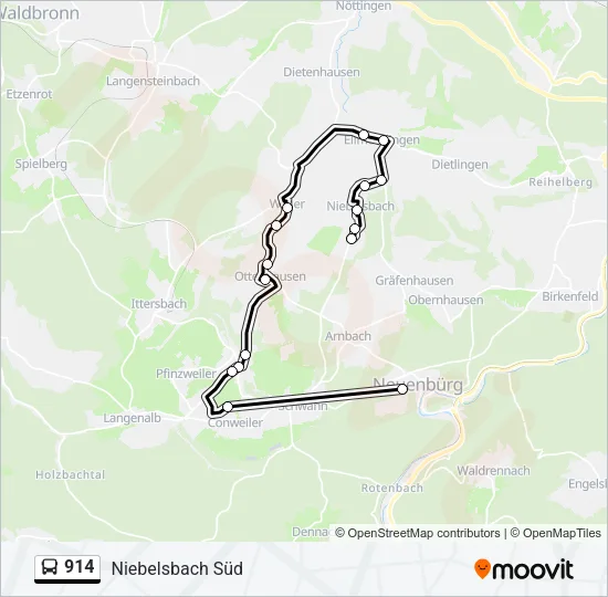 914  Line Map