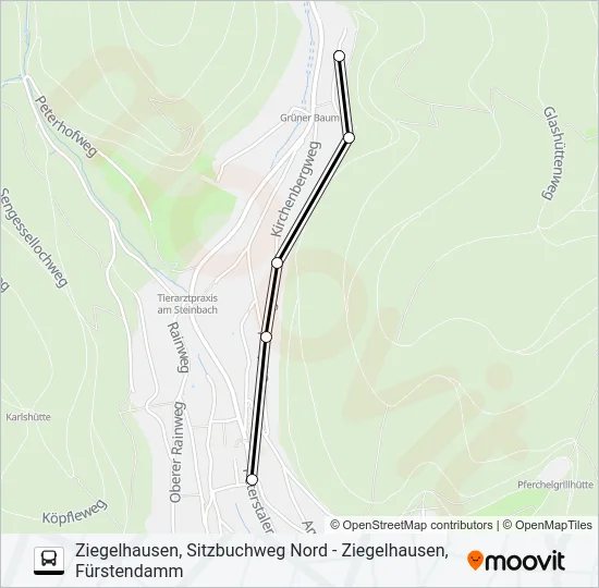 RNV 1012 Bus Line Map
