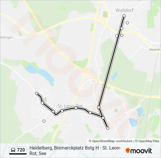 720 Bus Line Map
