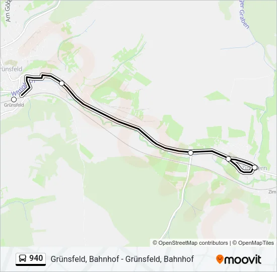 940 Bus Line Map