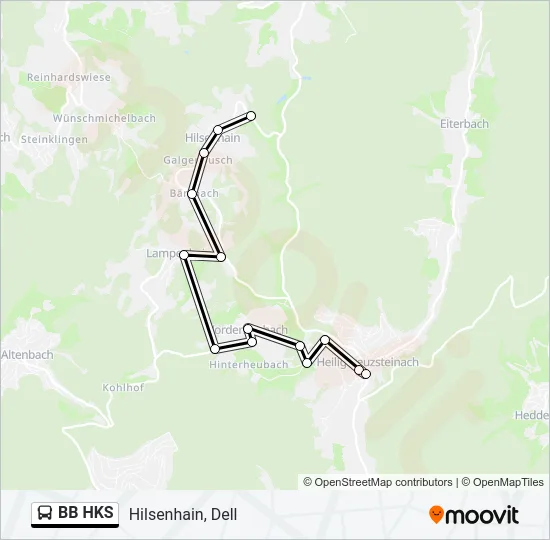 BB HKS Bus Line Map