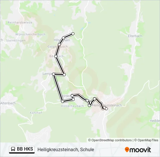 BB HKS Bus Line Map