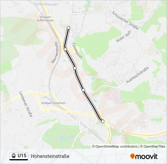 U15 Light Rail Line Map