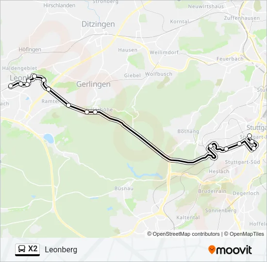 X2  Line Map