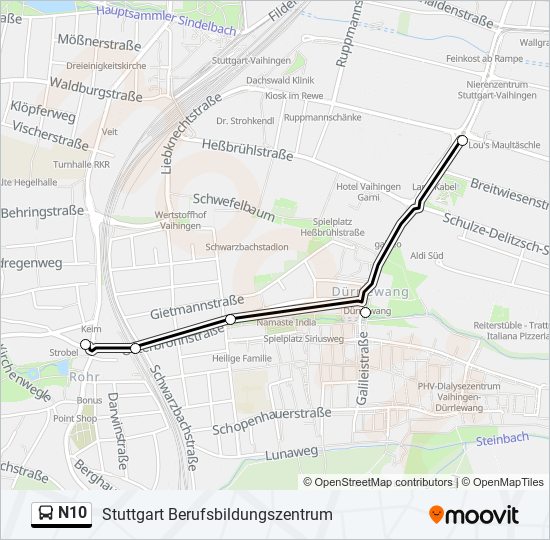 N10  Line Map