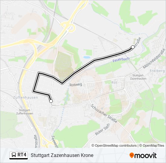 RT4  Line Map