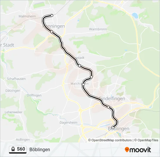 S60  Line Map