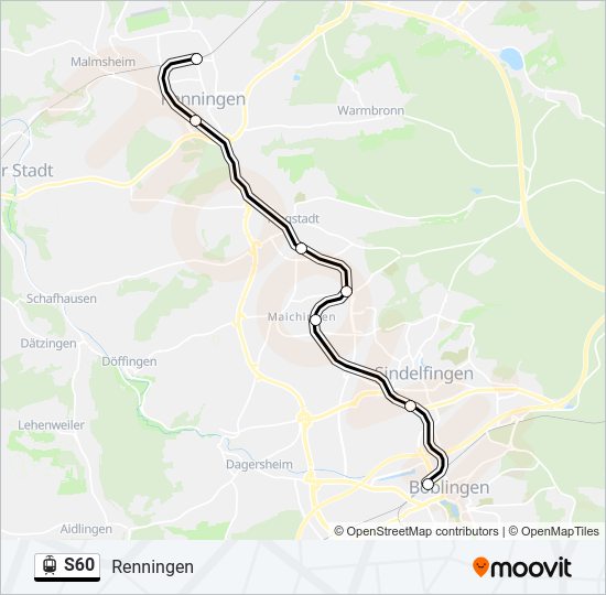 S60  Line Map