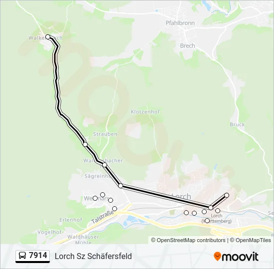7914  Line Map