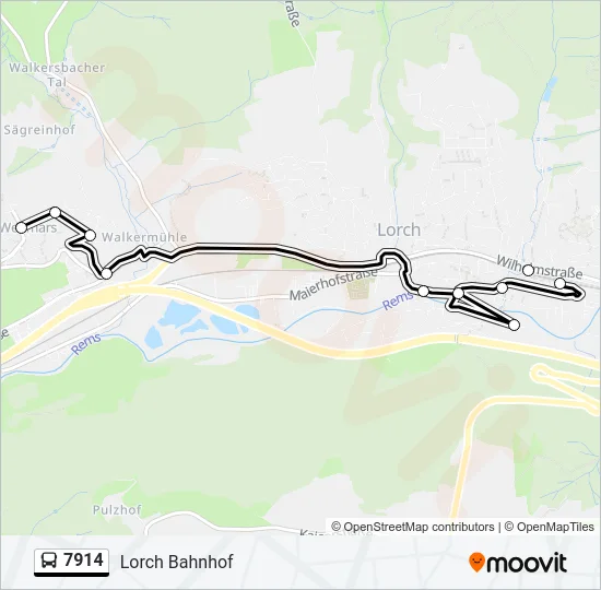 7914  Line Map