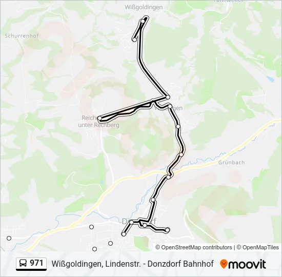 971 Bus Line Map