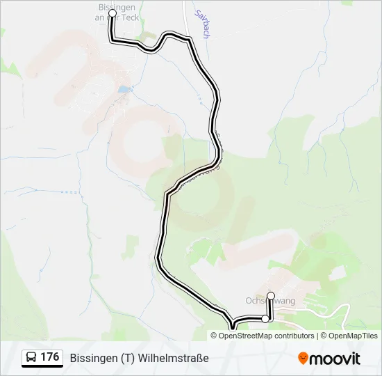 176 Bus Line Map