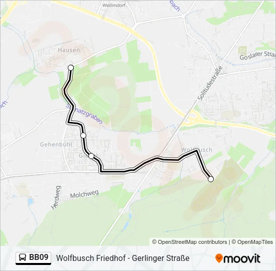 BB09 Bus Line Map