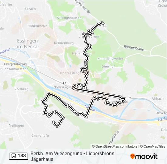 138 Bus Line Map