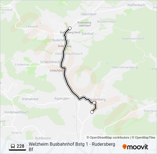 228 Bus Line Map