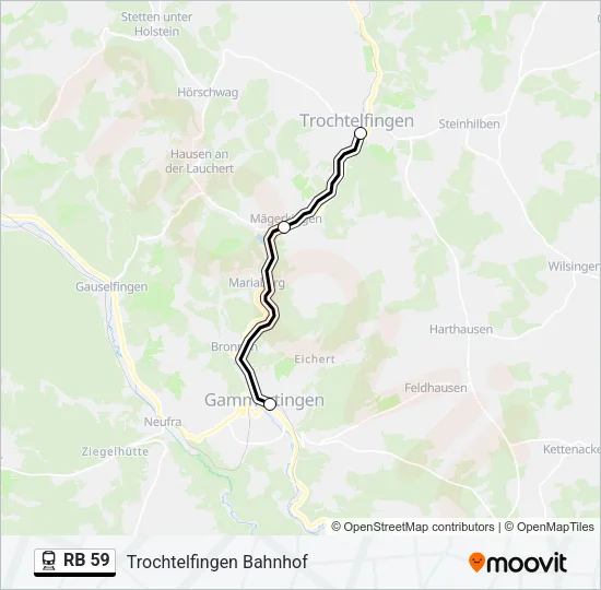RB 59 Train Line Map