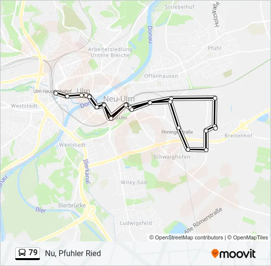 79 Bus Line Map