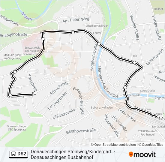 DS2 Bus Line Map