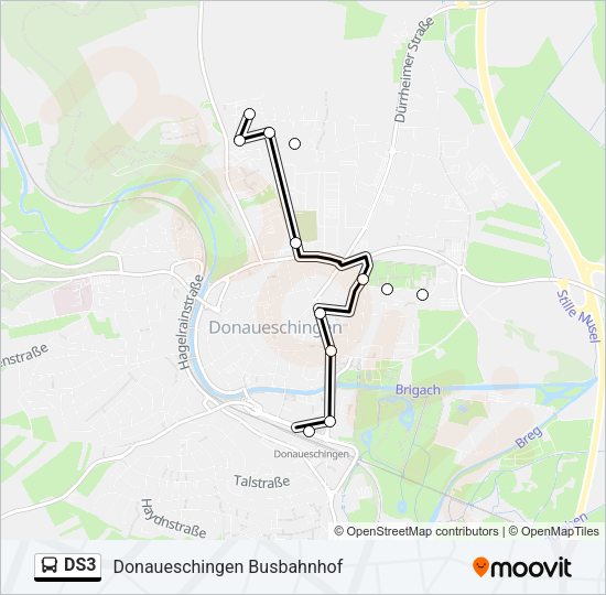 DS3 Bus Line Map