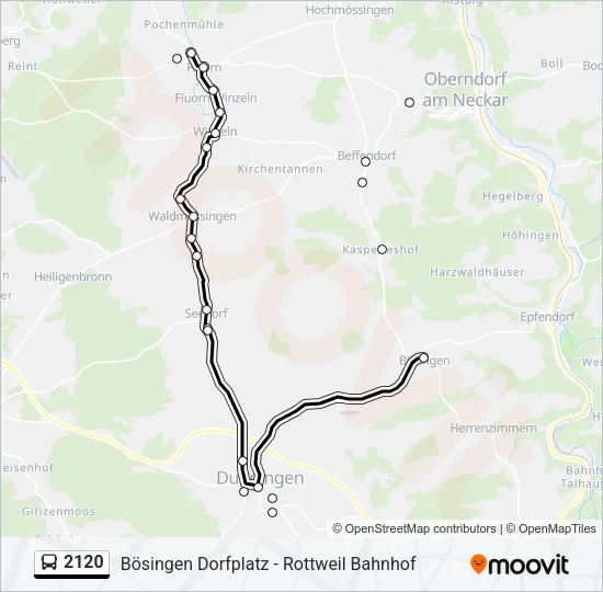 2120 Bus Line Map