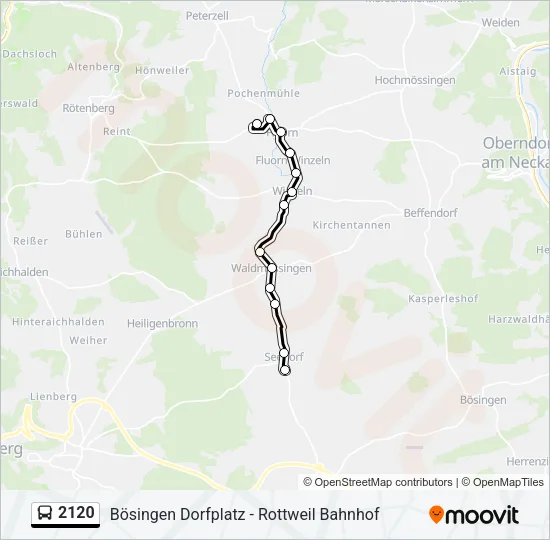 2120 Bus Line Map