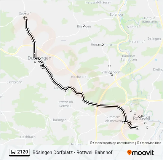2120 Bus Line Map