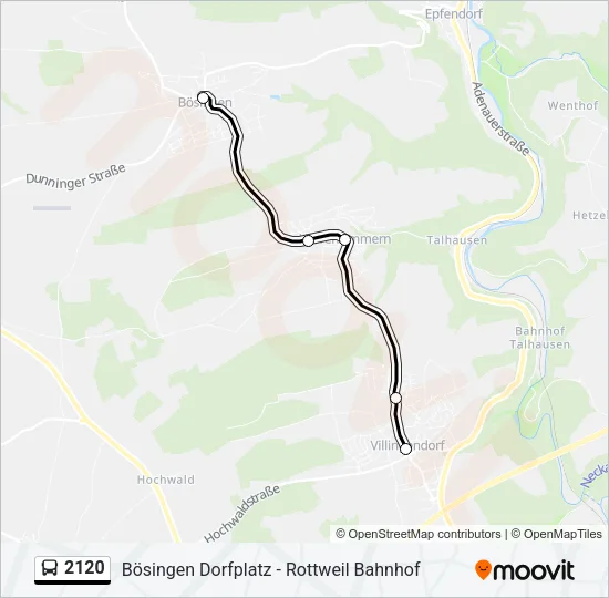 2120 Bus Line Map