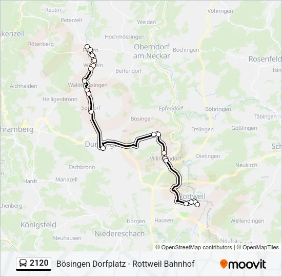 2120 Bus Line Map