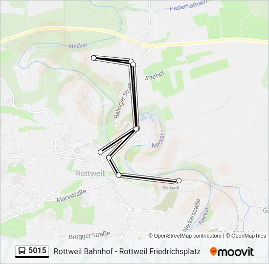 5015 Bus Line Map