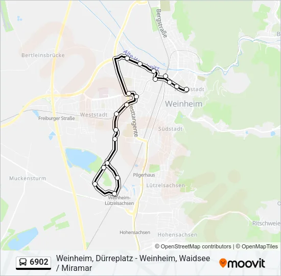 6902 Bus Line Map