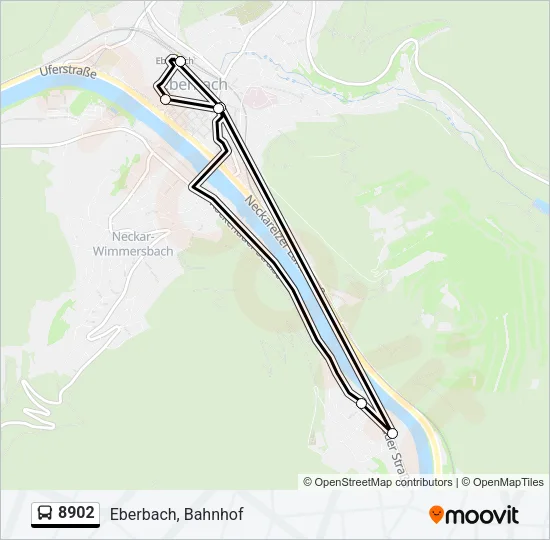 8902 Bus Line Map