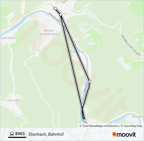 8903 Bus Line Map
