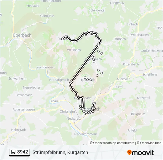 8942 Bus Line Map