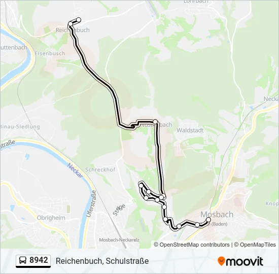 8942 Bus Line Map