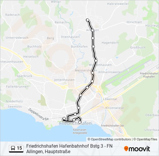 15 bus Line Map