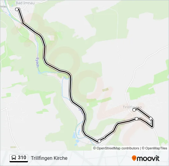 310 Bus Line Map