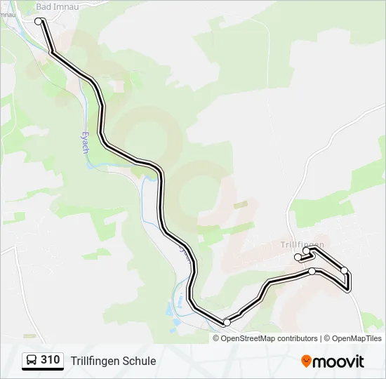 310 Bus Line Map