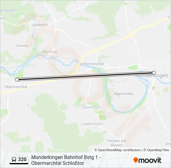 320 Bus Line Map