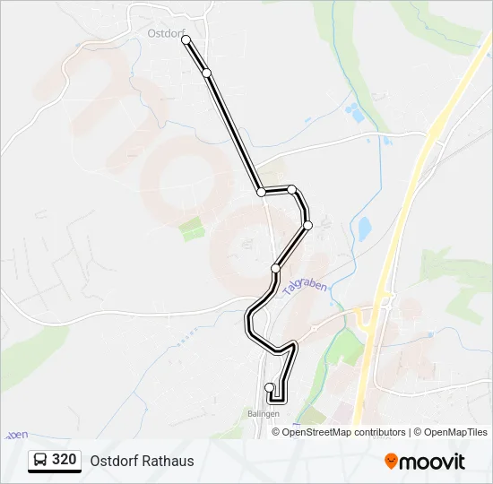 320 Bus Line Map
