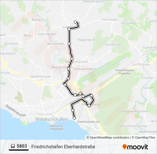5803 Bus Line Map