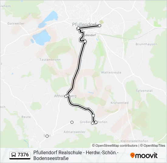 7376 Bus Line Map