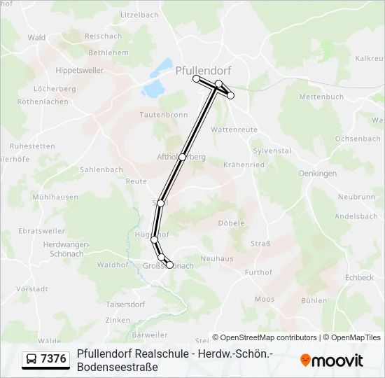 7376 Bus Line Map
