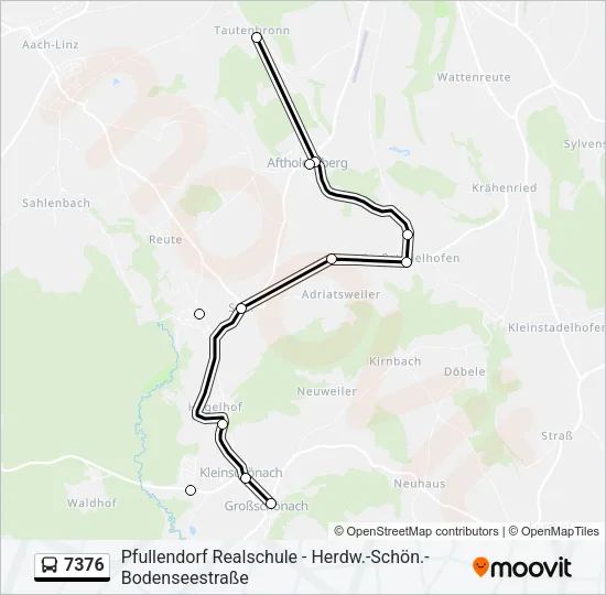 7376 Bus Line Map