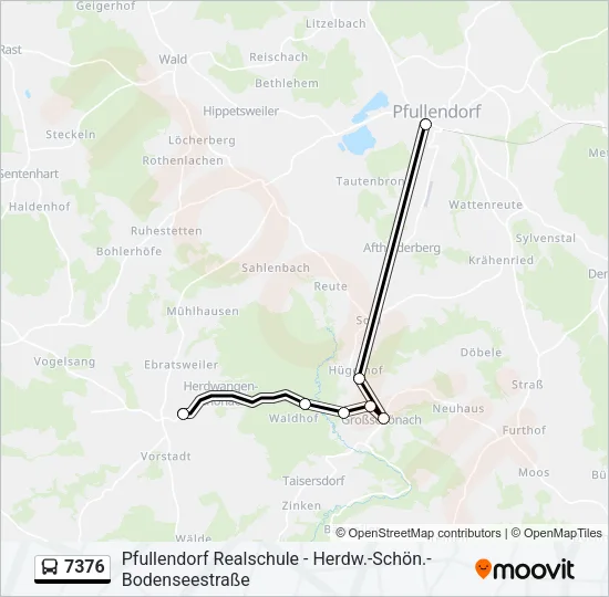 7376 Bus Line Map