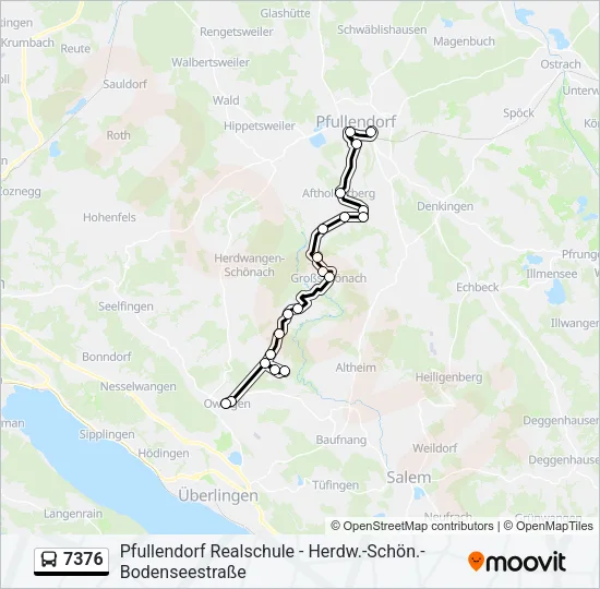7376 Bus Line Map