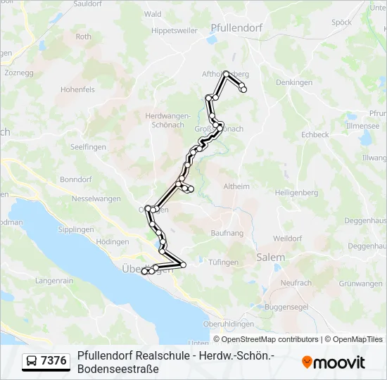 7376 Bus Line Map