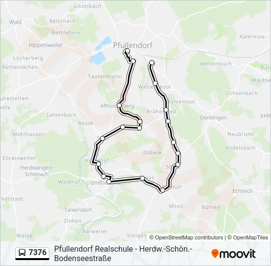7376 Bus Line Map