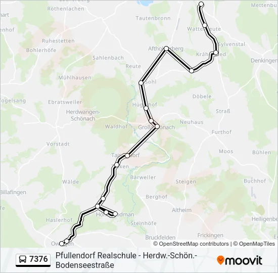 7376 Bus Line Map