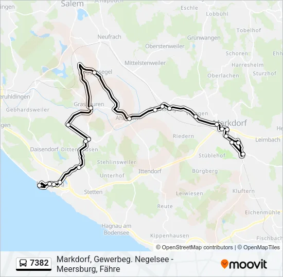7382 Bus Line Map